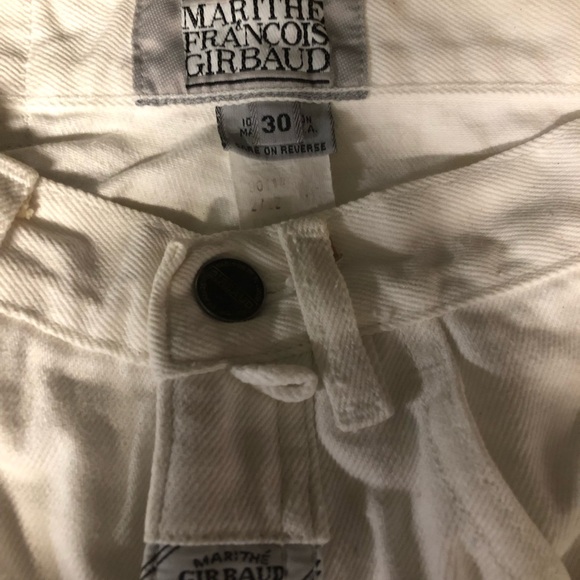 Vintage Marilithe François Girbeaud  cream denim circa 1980’s Jeans - Picture 3 of 5